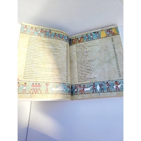 Vintage New Illustrated Bible for Children Adapted by Elenor R. Hirsh Book‎ - Picture 9 of 11